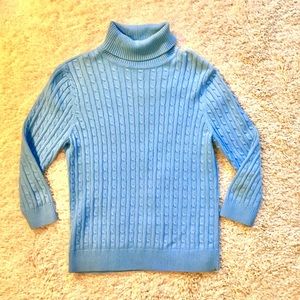 Blue Turtleneck